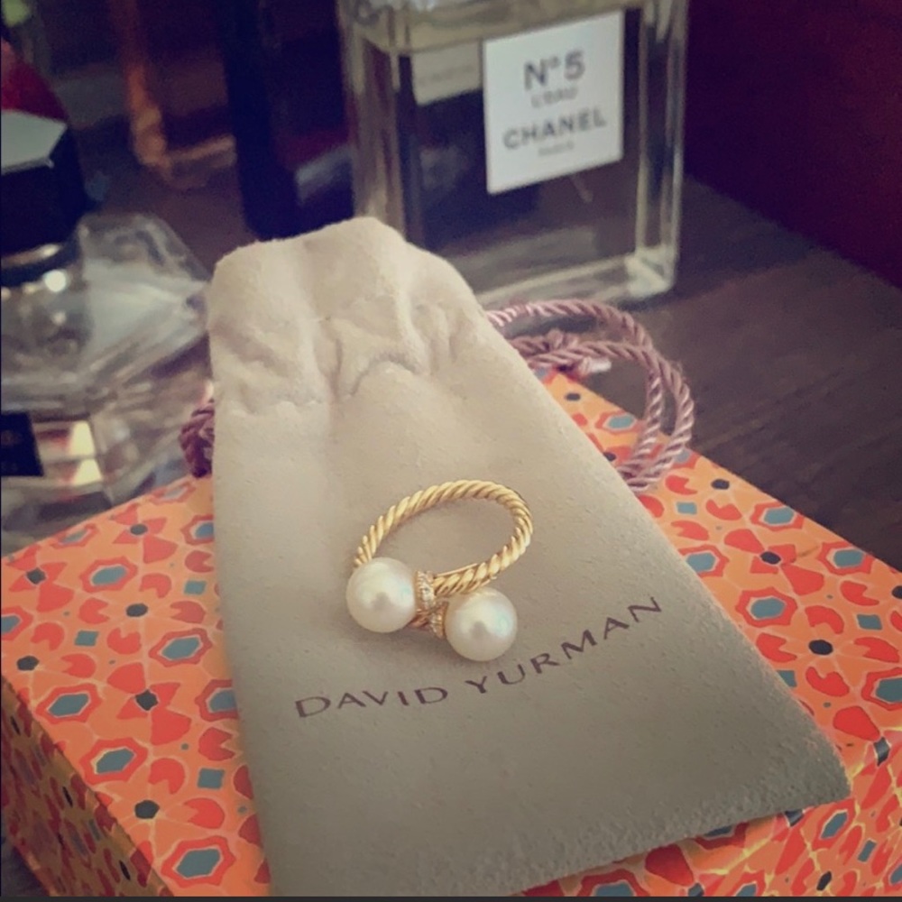 David Yurman Solari bypass ring in 18k